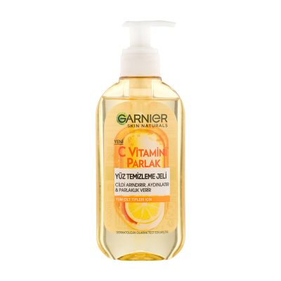 ژل شستشوی صورت مدل Vitamin C حجم 200 میل گارنیر