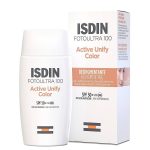 فلوئید ضد آفتاب رنگی ایزدین مدل ACTIVE UNIFY با SPF50