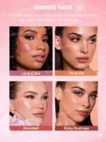 ست رژگونه مایع شیگلم مدل SHIMMER & MATTE - تصویر 3