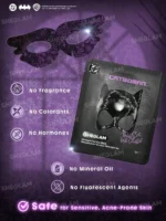 ماسک دور چشم آبرسان شیگلم مدل Cat Woman Midnight Veil بسته ده عددی - تصویر 5