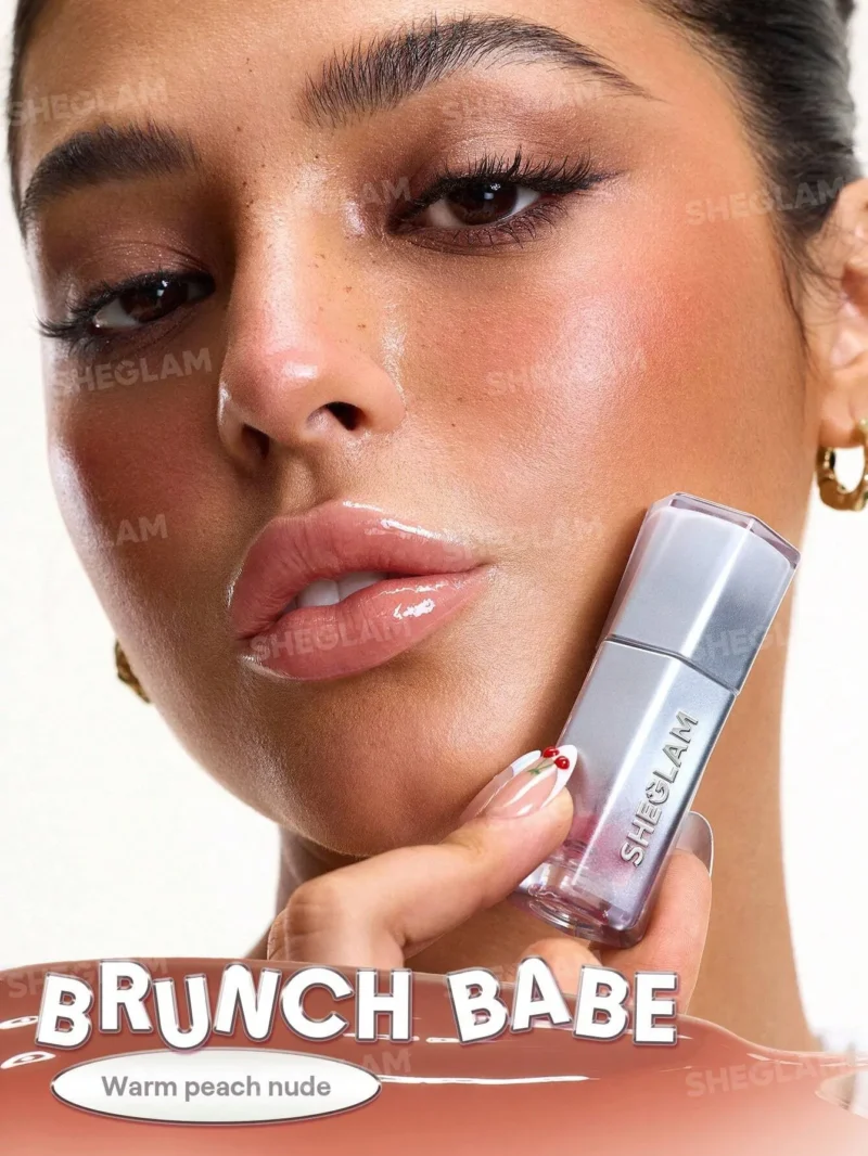لیپ گلاس آینه ای مدل Glass Lock Air Gloss رنگ Brunch Babe - تصویر 6