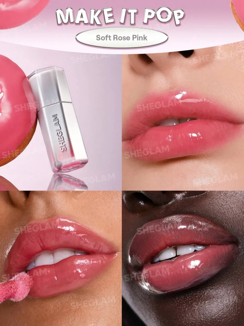 لیپ گلاس آینه ای مدل Glass Lock Air Gloss رنگ Make It Pop - تصویر 2