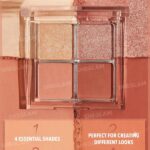 سایه 4 رنگ مدل charm school شیگلم