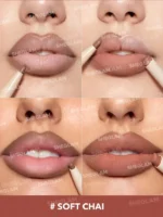 رژلب و خط لب دوطرفه مدل soft chai شیگلم - تصویر 3