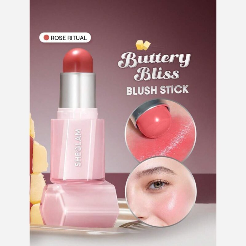 رژگونه استیکی کره ای مدل Rose Ritua شیگلم - تصویر 4