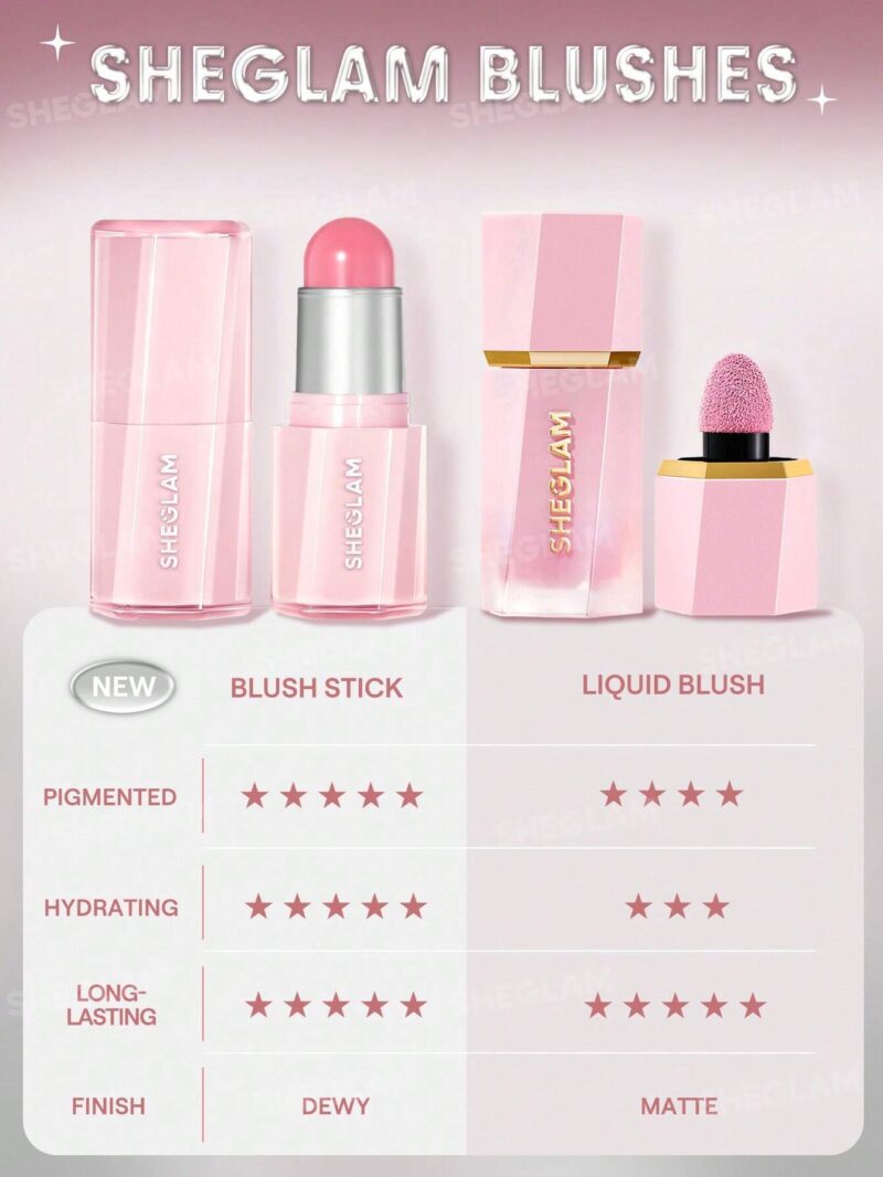 رژگونه استیکی شیگلم مدل کره ای رنگ Hush Hush - تصویر 5