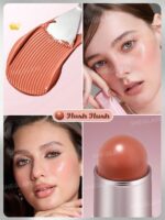رژگونه استیکی شیگلم مدل کره ای رنگ Hush Hush - تصویر 3