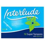 تامپون Interlude سبز سوپر اپلیکاتوردار ۱۲ عددی