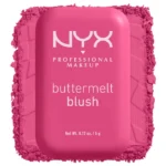 رژ گونه پودری نیکس NYX مدل Buttermelt Blushm رنگ Butta With The Time شماره BMBL07