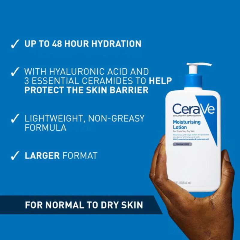 مرطوب‌کننده سراوی Cerave پوست خشک تا خیلی خشک حجم 473 میل - تصویر 4