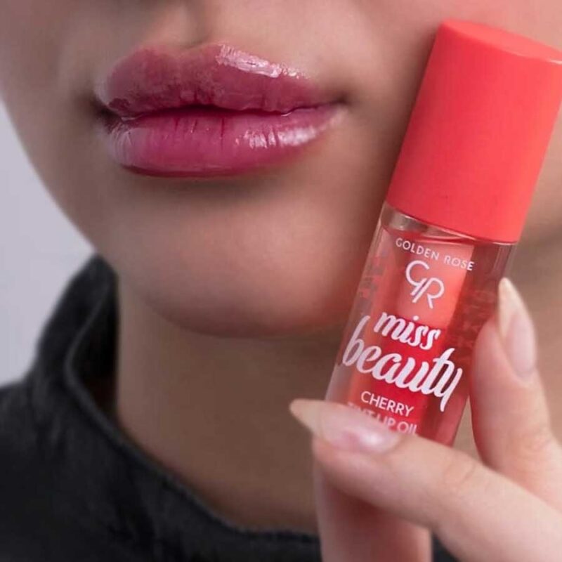 تینت لب روغنی گلدن رز Golden Rose سری Miss Beauty رنگ Cherry شماره 02 - تصویر 2