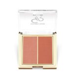 پالت رژ گونه پودری دوتایی گلدن رز Golden Rose مدل Iconic Duo رنگ Peachy Coral شماره 02